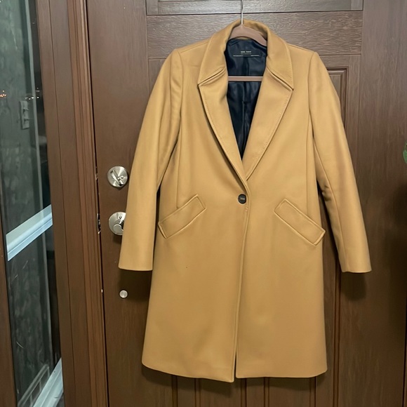 Zara Jackets & Coats Zara Camel Peacoat Poshmark